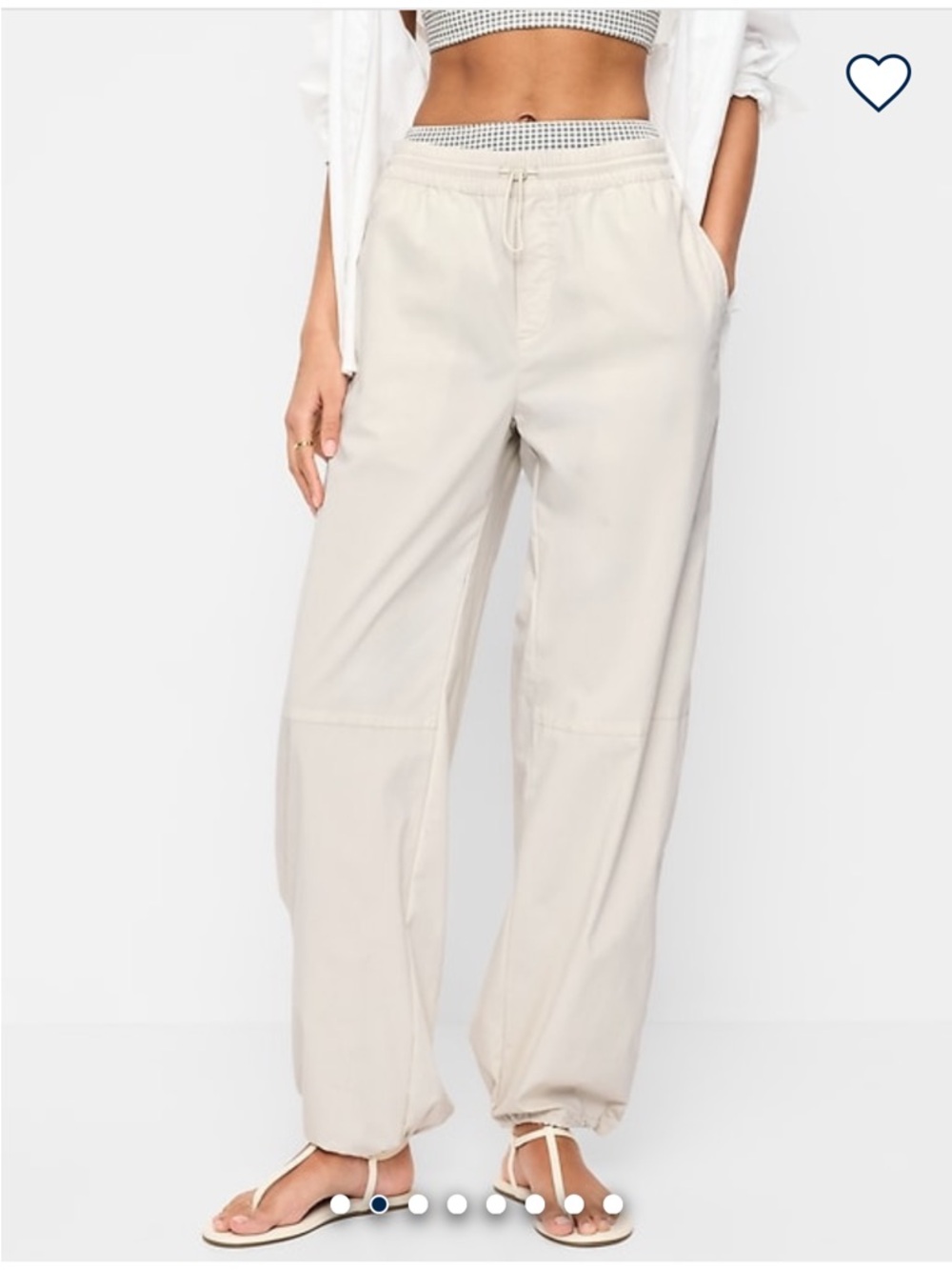 Parachute Lightweight Pull-On Track Pants in Wishbone